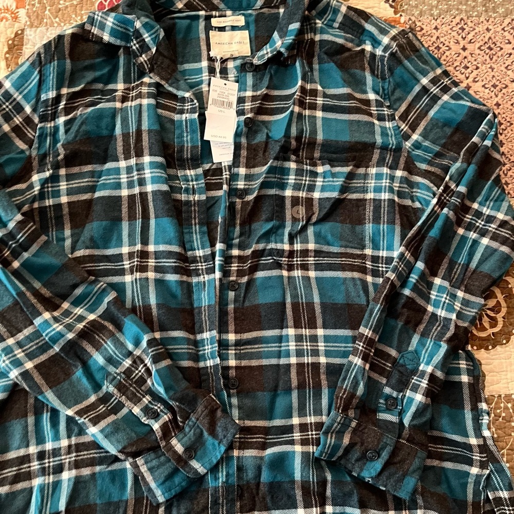 American Eagle Boyfriend Fit Flannel
